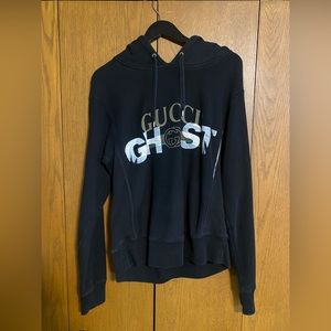 Gucci Ghost 1/1 Hand Painted Vintage Gucci Hoodie